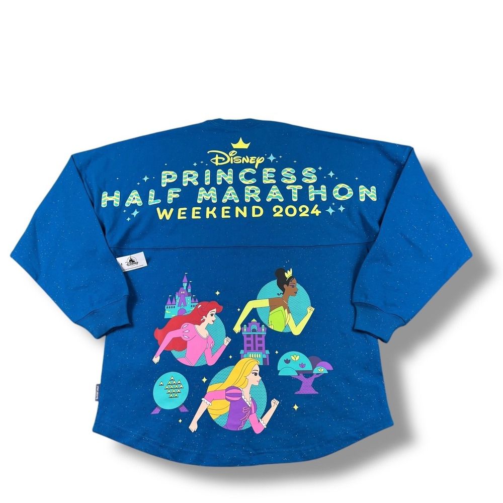 NWT Disney Run Disney 2024 Princess Half Marathon Weekend Spirit Jersey Size XS